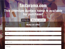 Tablet Screenshot of facturama.com